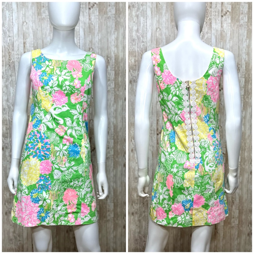Lilly Pulitzer Cathy Shift Dress in Hibiscus Stroll [AA157]